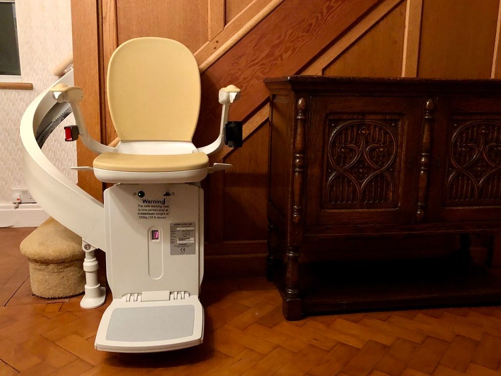 Stairlift in a traditional home